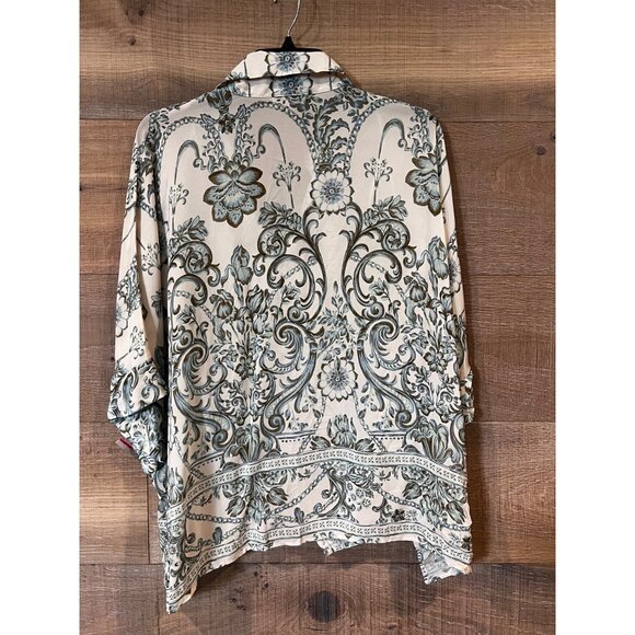 Parker Women's Natural The River Button-Up Shirt top size XS - Picture 5 of 8